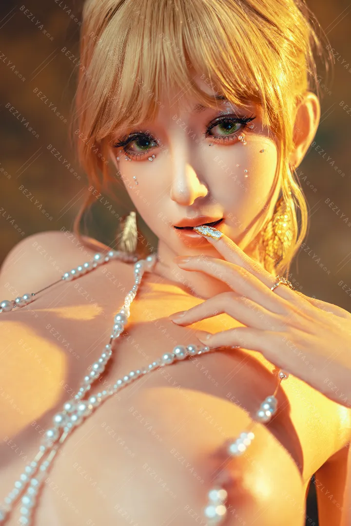 167cm (5ft6) F罩杯 輕量化 矽膠 性愛娃娃 活動下巴 头部 Angelica